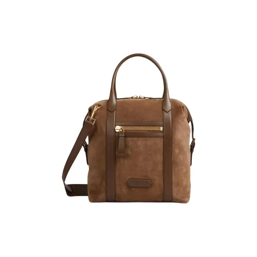 TF Кожа Сумка Мужская Ореховый Коричневый