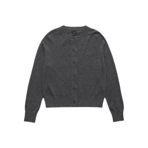 The Barnnet FW25 Eight Penny Cash KNIT Кардиган_Уголь Трикотаж Женские