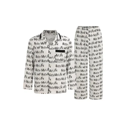 MY BODY Экрю Мужской Пижамные комплекты