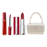 Красная жидкая помада Tube #405 Красные гнилые помидоры 6,5 мл + Givenchy Руж Velours #N37 3,4 г