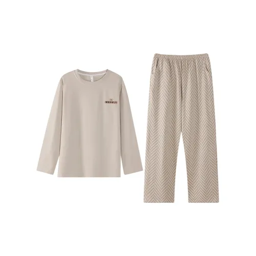 FENTENGCARE Серый Мужской Пижамный Комплект