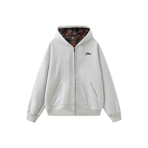 Pear 13 Свободный крой Застежка-молния Толстовка Женская