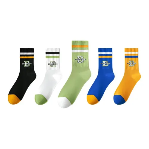 MIIOW Осенние и зимние носки Crew для мужчин упаковка из 5 пар