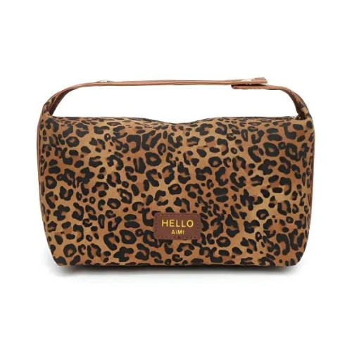 OMGD 2025 New Arrival Леопардовый принт Премиум Feel Большая вместимость Makeup Bag