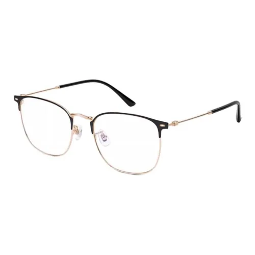 LOHO Сплав Металл Квадратные Оправы для Очков Унисекс Золото