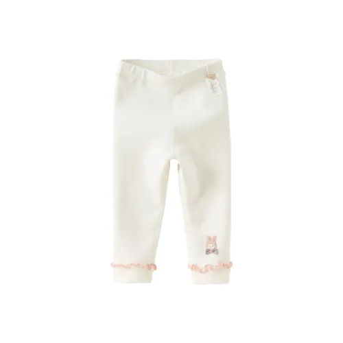 DAVE BELLA Ecru Kids Leggings