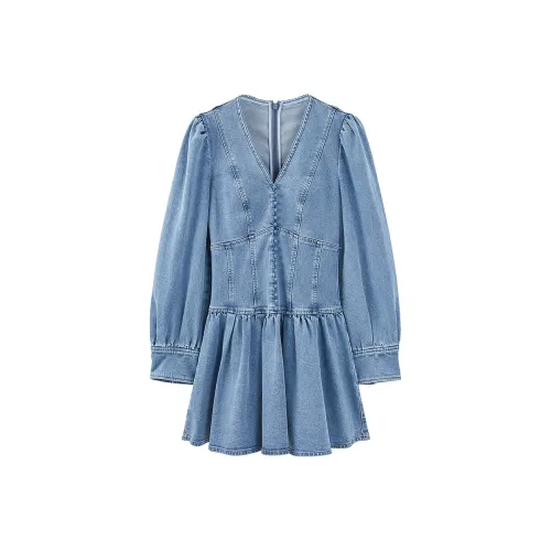 Miss Sixty Длинное платье с длинными рукавами женское