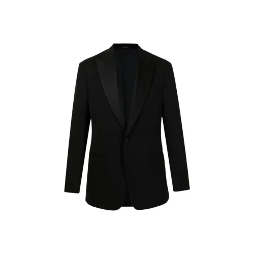 GIORGIO ARMANI Черные Мужские Деловые Костюмы