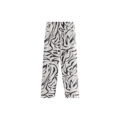 FENTENG FX26931459 Экрю Женские Пижамные Штаны