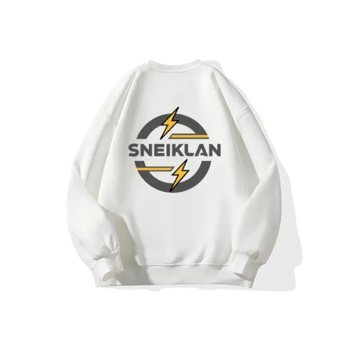 SNEIKLAU Белый Унисекс Свитшоты