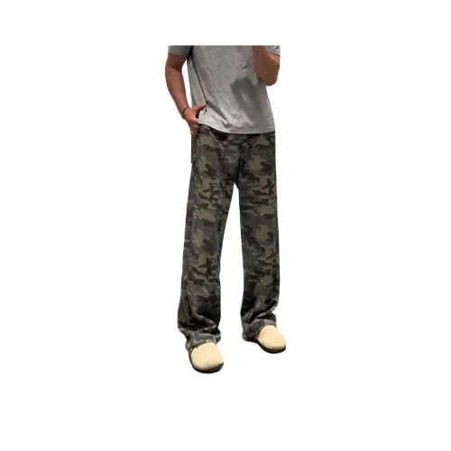 DARK HORSE Камуфляж Унисекс Повседневные Штаны