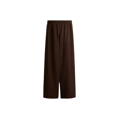 H M Тепло-коричневые Женские Повседневные Брюки