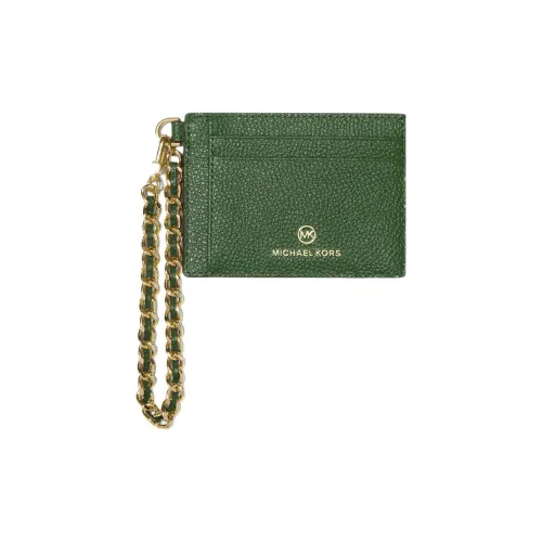 MICHAEL KORS Зернистая текстура кожа кожа держатель для карт маленький женский Amazon зеленый