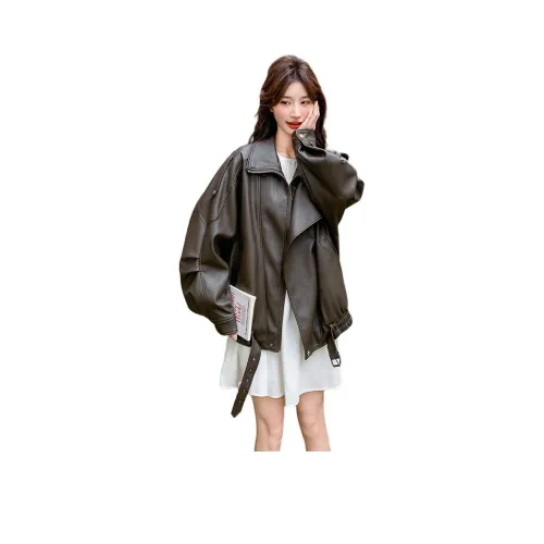 MEXICAN Кофе Женские Кожаные куртки