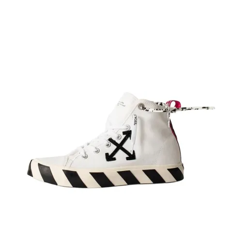 Off Белый C O Virgil Abloh Высокие Топы Стильные Скейтбординги Мужской Белый Черный Красный