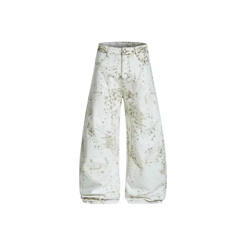 GBXM Белый Камуфляж Унисекс Повседневные Штаны