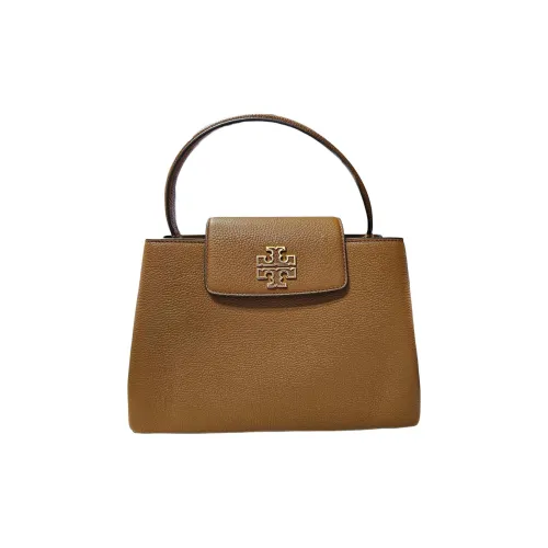 Tory Burch Britten Кожа Сумка через плечо Сумка Маленькая Женская Лось Коричневый