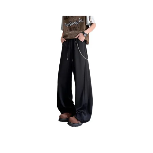 Wooden Rabbit Модный Дизайн Свободный крой Непринужденный стиль Спортивные Широкие Штаны Повседневные Штаны Мужские