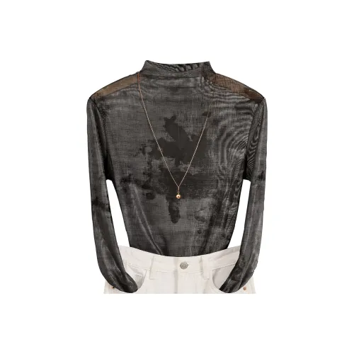 TOUCH Ink Серый Женские T-рубашки