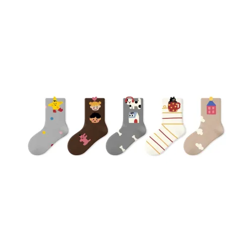 PRIMEET Сказка Парк развлечений 5 пар Унисекс Носки