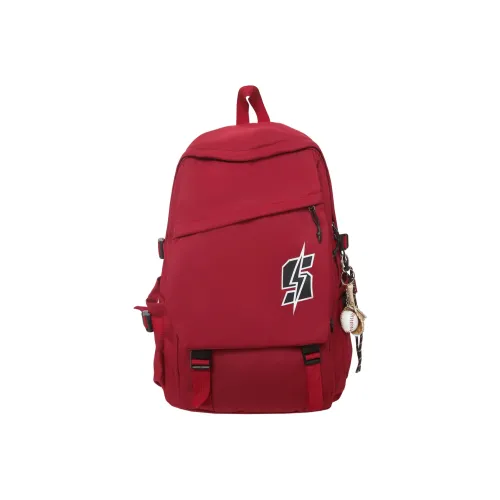 ZKHE Нейлон Рюкзак Стандартный Бордовый Экрю Серый Черный