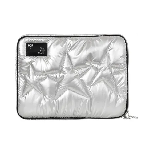 WISH MORE ПУ (полиуретан) Сумка для ноутбука Стандартная Унисекс Серебряный