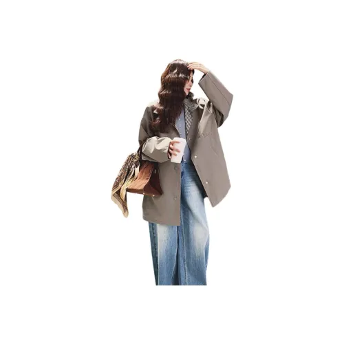 MEXICAN Хаки Унисекс Тренч