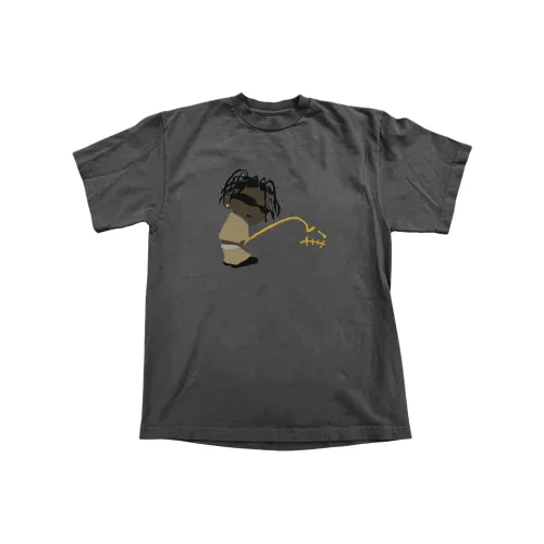 Travis Scott FW25 RODEO CPFM Дорожка 8 T-рубашка Унисекс