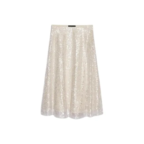 ZARA Светло-розовый Женская Повседневная Длинная Юбка