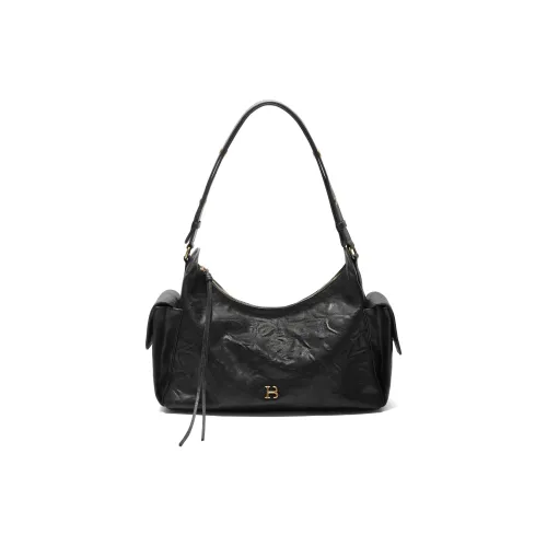 BELLE Сумка через плечо из искусственной кожи среднего размера женская черная