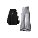 Чёрный + Дымчато-серый