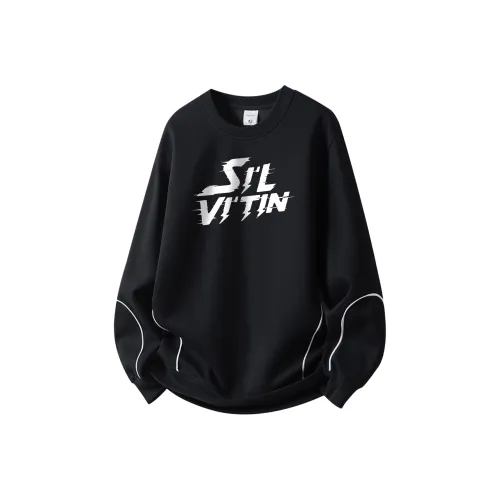 SIL VITIN Черный Унисекс Свитшоты