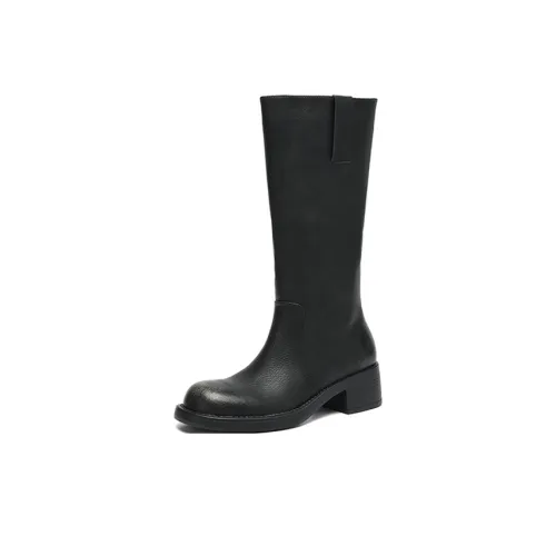 AIQINISHA Колено Высокие сапоги 5 см Женские