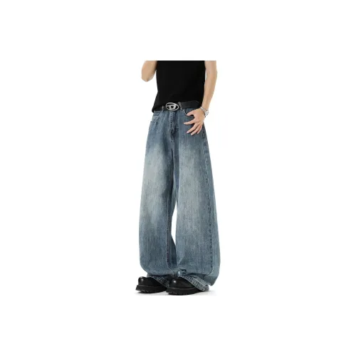 GEOGRE ALEX Синий Унисекс Джинсы