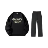 Комплект (Черный топ + Черные штаны)