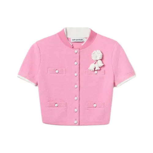 Self Портрет Розовый Женские Свитера