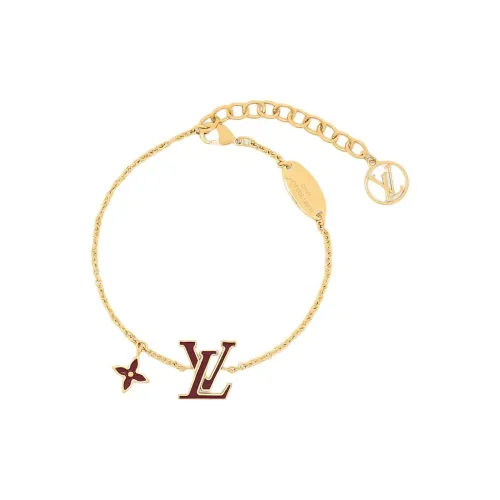 LOUIS VUITTON Металл Браслеты Женские Золото Бордовый