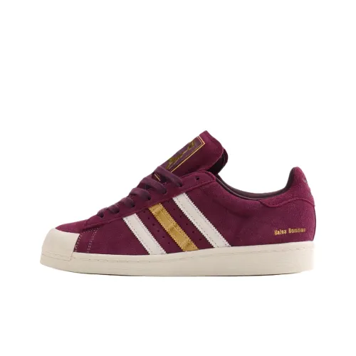 Adidas Originals x Wales Bonner JABBAR Низкие Кроссовки для скейтбординга Унисекс Красный Белый Золото