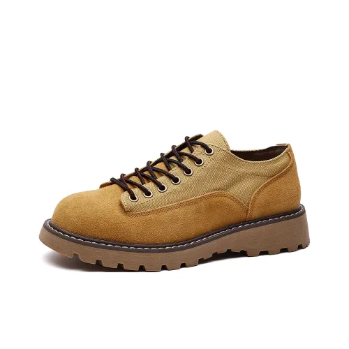 SOBB Мужские повседневные туфли Low Top Желтые Мужские