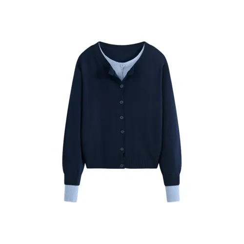 Pa33word Темно-синий Синий Женский Трикотаж