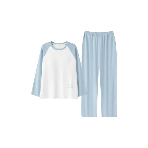 Pretty lady Синий Белый Многоцветный Женские Пижамные Комплекты