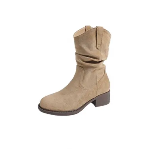 Ботильоны KLJK хаки женские