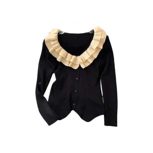 ZVJH Черный Женский Трикотаж