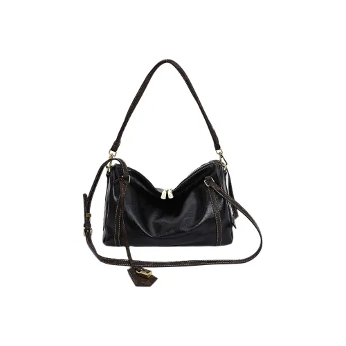 WRELS ПУ (полиуретан) Сумка Тоут Стандартная Черная Кофейная