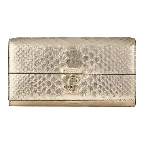 Jimmy Choo Кожа Клатч Женские Золото