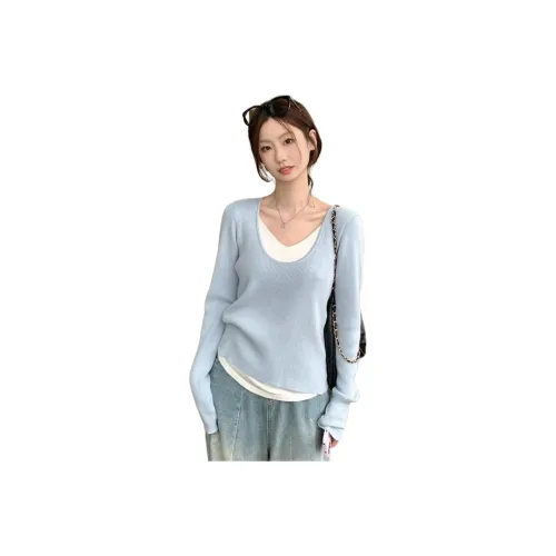 GIUHF Синий Женский Трикотаж