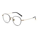 Чёрная золотая оправа