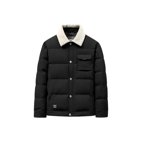 Комбо Осенний Зимний Термический 90% Утиный Пух Рубашка Стиль Позиционирование Пальто Пуховик Мужской