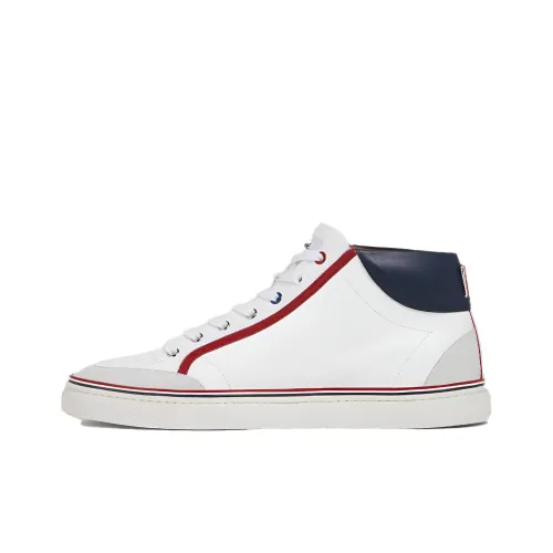 THOM BROWNE· MID Топ Стильный Скейтбординг Мужской Белый