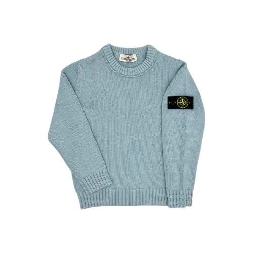 STONE ISLAND Серый Синий Детские Свитера